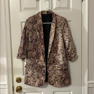 Shein snakeskin blazer